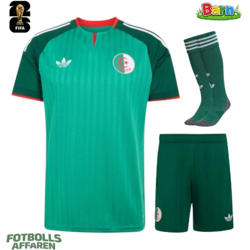 Algeriet Bortaställ Barn VM 2026 Kortärmad (+ Korta byxor)